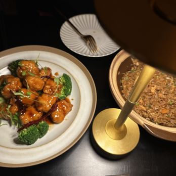Cinnabar - General tsos chicken and fried rice. - Sushi Bars Near Me - Massapequa, New York
