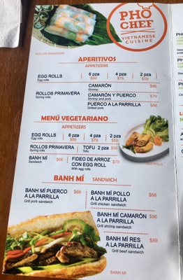 Menu photo 5 Pho Chef Guadalajara, JAL