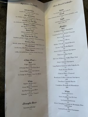Menu photo 8 Larch Leavenworth, WA