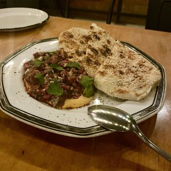 Nancy's Hustle - Lamb tartare - New American Near Me - Houston, Texas