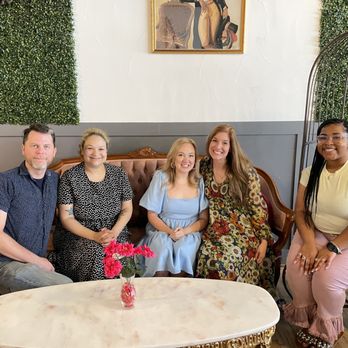 The Dollhouse Tearoom - Some of the greatest humans alive. These are the owners and manager. They were such a special part of our story. - Tea Rooms Near Me - Seguin, Texas