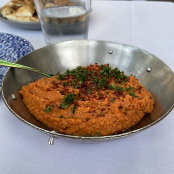 Juniper - Muhummara - yummy and the pita was incredible! - Bars Near Me - Wellesley, Massachusetts Juniper - Muhummara - yummy and the pita was incredible! - Bars Near Me - Wellesley, Massachusetts
