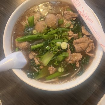 Thai Thyme - 44. Boat Noodle Beef Soup - Thai Near Me - Monrovia, California Thai Thyme - 44. Boat Noodle Beef Soup - Thai Near Me - Monrovia, California