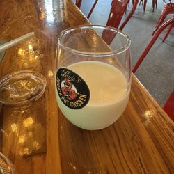 Glass of milk to go with the "bat out of hell" tender