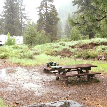 Granite Flat Campground - POURING RAIN, we STILL loved it! - Campgrounds Near Me - Truckee, California