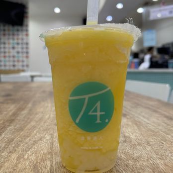 T4 - Passionfruit slush - Bubble Tea Near Me - Millbrae, California