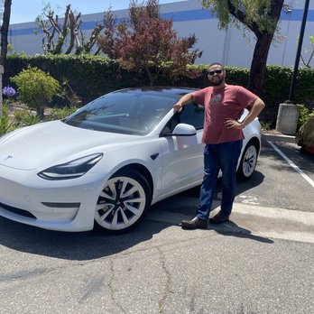 California Beemers Teslers - My new Tesla Model 3 and I. - Car Dealers Near Me - Costa Mesa, California