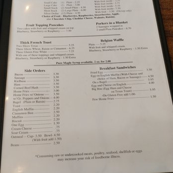 Downtown Diner - Breakfast menu at Downtown Diner - Diners Near Me - Augusta, Maine