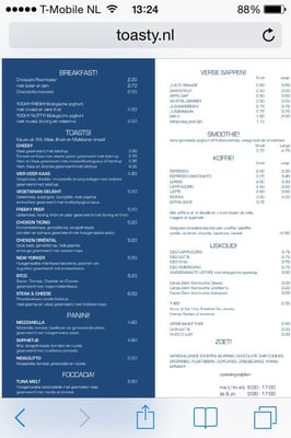 Menu photo 3 Toasty! Amsterdam, NH