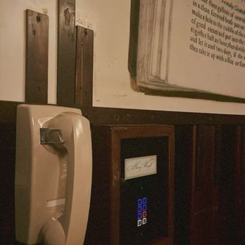 Harry Waugh Dessert Room - Phone booth where you can change the music , play the live piano, or request a song from the piano! - Desserts Near Me - Tampa, Florida