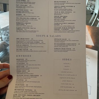 Field & Tides - Menu - Southern Near Me - Houston, Texas Field & Tides - Menu - Southern Near Me - Houston, Texas