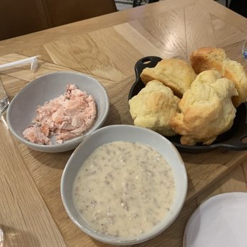 Magnolia Table - Jo's Buttermilk Biscuits with Strawberry Butter (4) - Breakfast & Brunch Near Me - Waco, Texas Magnolia Table - Jo's Buttermilk Biscuits with Strawberry Butter (4) - Breakfast & Brunch Near Me - Waco, Texas
