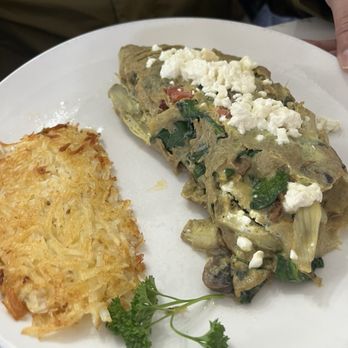 Oak Leaf Cafe - Artichoke Omelette - Breakfast & Brunch Near Me - Granite Bay, California Oak Leaf Cafe - Artichoke Omelette - Breakfast & Brunch Near Me - Granite Bay, California