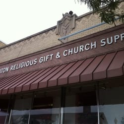 Wheaton Religious Gift & Church Supply - The shop name seen from Front St.