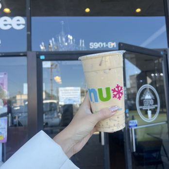 Nu Ice & Drinks - Jasmine milk tea with lychee jelly - Desserts Near Me - Houston, Texas Nu Ice & Drinks - Jasmine milk tea with lychee jelly - Desserts Near Me - Houston, Texas