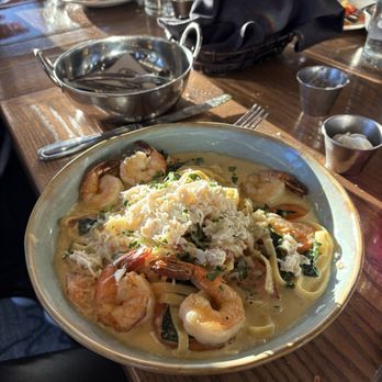 Simon & Seafort's Saloon & Grill - Crab & Shrimp Fettucine - Seafood Near Me - Anchorage, Alaska Simon & Seafort's Saloon & Grill - Crab & Shrimp Fettucine - Seafood Near Me - Anchorage, Alaska