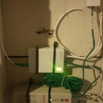 Sonic - This is how my installation look like with cable extend all the way to where my modem/router is at. - Internet Service Providers Near Me - Santa Rosa, California