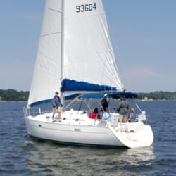 The Sailing Academy - Capt. Ken on our Beneteau 331