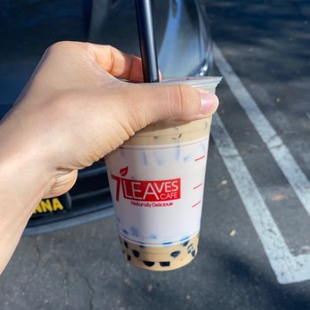 7 Leaves Cafe - House Coffee (iced) with extra boba! - Coffee & Tea Near Me - Irvine, California 7 Leaves Cafe - House Coffee (iced) with extra boba! - Coffee & Tea Near Me - Irvine, California