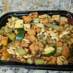 Wok N Roll Express - Mostly veggies Kung Pao Chicken