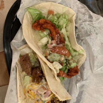 Kesos Tacos - Fire chicken taco and brisket taco - Tacos Near Me - Austin, Texas
