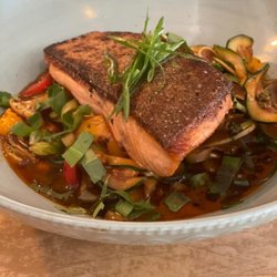 Nam Pla Street Food Co. - "Drunken Zoodles" with Trout Fillet