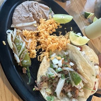 Big Taco and Seafood - Taco Plate (asada, barbacoa, pastor) - Mexican Near Me - McKinney, Texas