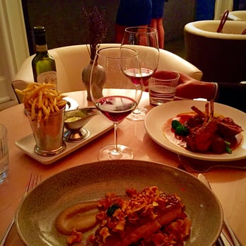 The Chase - Arctic Char and Lamb main courses with Frites on the side - Seafood Near Me - Toronto, Ontario The Chase - Arctic Char and Lamb main courses with Frites on the side - Seafood Near Me - Toronto, Ontario