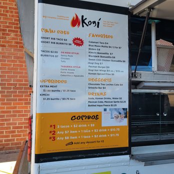 Kogi BBQ - Menu - Mexican Near Me - Los Angeles, California Kogi BBQ - Menu - Mexican Near Me - Los Angeles, California