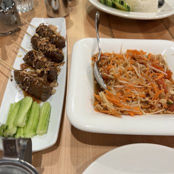 Luck Gai Cafe - Papaya salad & Mini Meat Logs (Beef) - Chicken Shop Near Me - Anaheim, California Luck Gai Cafe - Papaya salad & Mini Meat Logs (Beef) - Chicken Shop Near Me - Anaheim, California