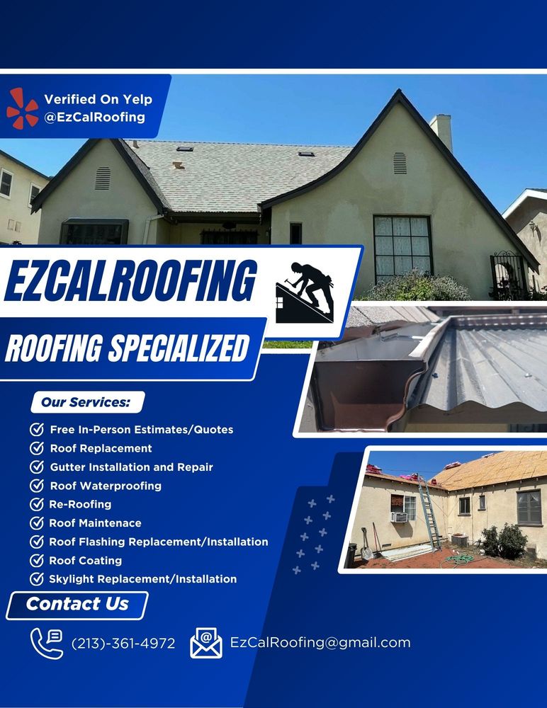 Slide of EzCalRoofing