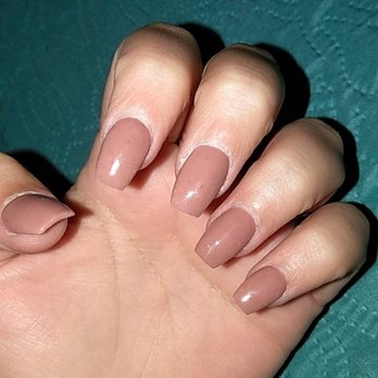 Image Nails - Look at how uneven these "coffin" nails are. - Nail Salons Near Me - Houston, Texas