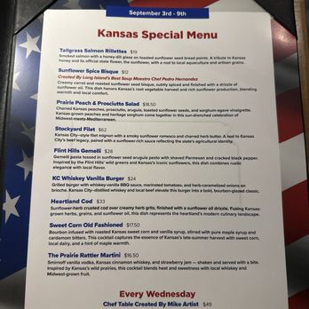 Roadtrip Bayshore - September 3 to 9 menu - Cocktail Bars Near Me - Bay Shore, New York