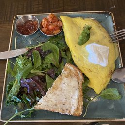 Avocado omelette