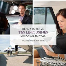 T&S Limousines - book your airport shuttle $99 per hour/ sedan or SUV