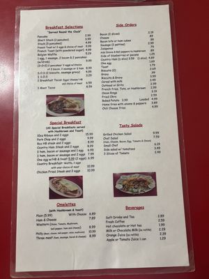 Menu photo 1 Bill's Grill No 3 Temple, TX