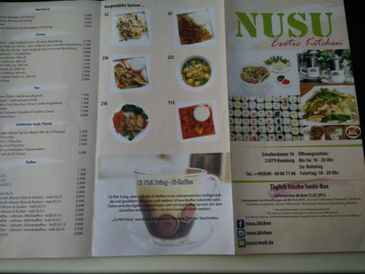 Menu photo 4 NUSU Exotic Kitchen Hamburg, HH
