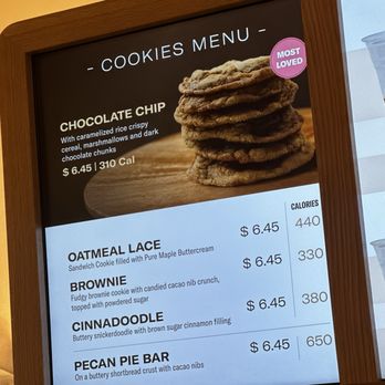 Bacio di Latte - Menu as of 3/25/26 - Gelato Near Me - Los Angeles, California