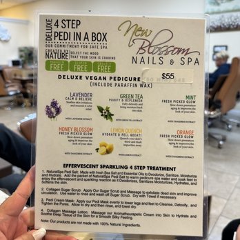 New Blossom Nails & Spa - Deluxe Vegan Pedicure - Nail Salons Near Me - Manteca, California New Blossom Nails & Spa - Deluxe Vegan Pedicure - Nail Salons Near Me - Manteca, California