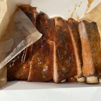 Batesy's BBQ - On the way out ordered the ribs just to see what they were about and they were amazing - Barbeque Near Me - Arverne, New York