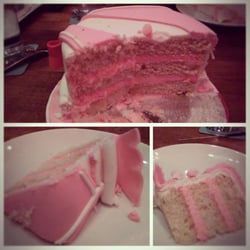 Bad Ass Cakes - Sailor Moon pink cake (inside look)