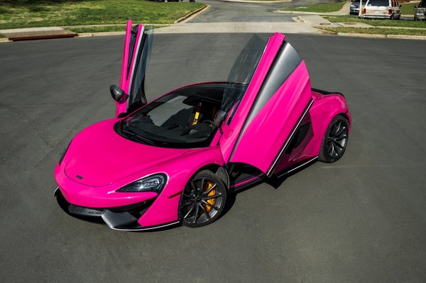McLaren Vinyl Wrap - McLaren 570s fully wrapped including door jambs. McLaren Vinyl Wrap - McLaren 570s fully wrapped including door jambs.