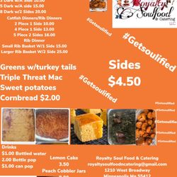 Royalty Soul Food &Catering - Menu