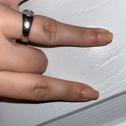 U V Nails & Spa - Top of mail not painted.