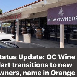 Exterior photo of Meritage Wine Mart - Orange, California Exterior photo of Meritage Wine Mart - Orange, California