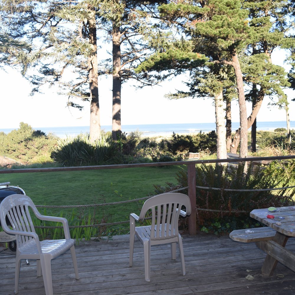 Ireland's Rustic Lodges - Deck of Cape Cod - Hotels Near Me - Gold Beach, Oregon