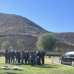 Perez Family Funeral Home - Family at cemetery