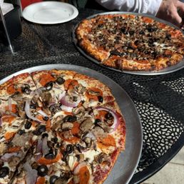 Last chance pizzas (one was gluten free)