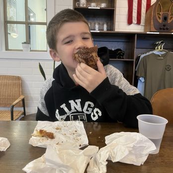 Parlor Doughnuts - My kiddo enjoy his Smore doughnut - Donuts Near Me - Fleming Island, Florida Parlor Doughnuts - My kiddo enjoy his Smore doughnut - Donuts Near Me - Fleming Island, Florida