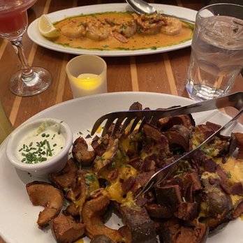 MacArthur Park Restaurant and Bar - Shrimp and potato skins. Huge portions! - New American Near Me - Palo Alto, California
